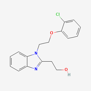 2-{1-[2-(2-chlorophenoxy)ethyl]-1H-benzimidazol-2-yl}ethanol