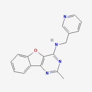 2-methyl-N-(3-pyridinylmethyl)[1]benzofuro[3,2-d]pyrimidin-4-amine