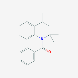 molecular formula C19H21NO B443583 1-Benzoyl-2,2,4-trimethyl-1,2,3,4-tetrahydroquinoline 