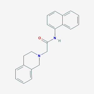 2-(3,4-dihydro-2(1H)-isoquinolinyl)-N-1-naphthylacetamide