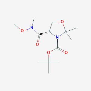 (S)-3-Boc-4-(Methoxymethylcarbamoyl)-2,2-dimethyloxazolidine