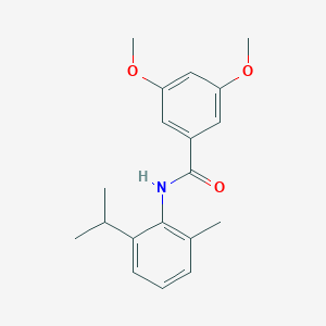 molecular formula C19H23NO3 B443603 N-(2-isopropyl-6-methylphenyl)-3,5-dimethoxybenzamide CAS No. 354537-18-1