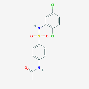 N-[4-[(2,5-dichlorophenyl)sulfamoyl]phenyl]acetamide