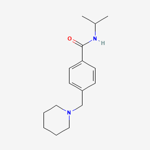 molecular formula C16H24N2O B4436070 N-isopropyl-4-(1-piperidinylmethyl)benzamide 