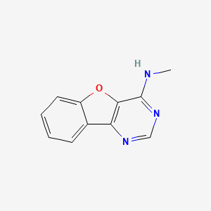 molecular formula C11H9N3O B4436101 N-methyl[1]benzofuro[3,2-d]pyrimidin-4-amine 