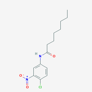molecular formula C14H19ClN2O3 B443611 N-(4-chloro-3-nitrophenyl)octanamide 