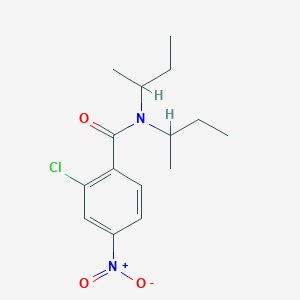 molecular formula C15H21ClN2O3 B443612 N,N-di(butan-2-yl)-2-chloro-4-nitrobenzamide 