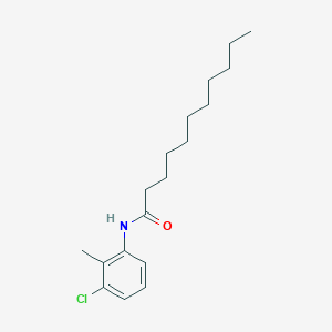 N-(3-chloro-2-methylphenyl)undecanamide