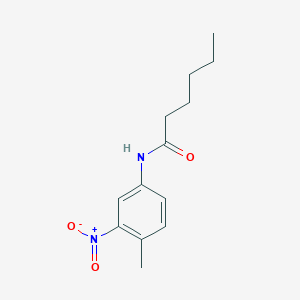 molecular formula C13H18N2O3 B443627 N-(4-methyl-3-nitrophenyl)hexanamide 
