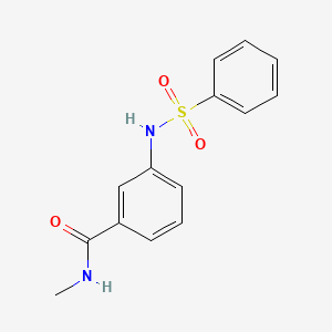 N-methyl-3-[(phenylsulfonyl)amino]benzamide