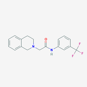 2-(3,4-dihydro-2(1H)-isoquinolinyl)-N-[3-(trifluoromethyl)phenyl]acetamide