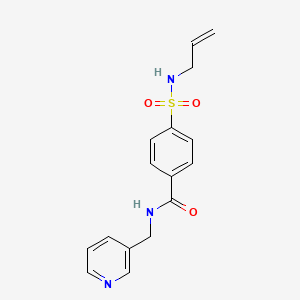 4-[(allylamino)sulfonyl]-N-(3-pyridinylmethyl)benzamide