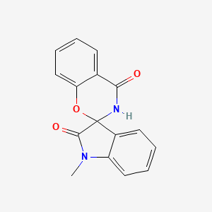 molecular formula C16H12N2O3 B4436364 1'-methylspiro[1,3-benzoxazine-2,3'-indole]-2',4(1'H,3H)-dione 