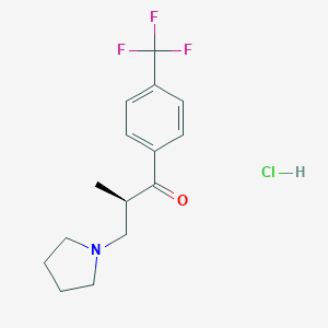 molecular formula C15H19ClF3NO B044364 盐酸兰培利松 CAS No. 116287-13-9