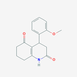 4-(2-methoxyphenyl)-4,6,7,8-tetrahydro-2,5(1H,3H)-quinolinedione