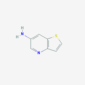 molecular formula C7H6N2S B044365 噻吩并[3,2-b]吡啶-6-胺 CAS No. 115063-92-8