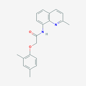 2-(2,4-dimethylphenoxy)-N-(2-methyl-8-quinolinyl)acetamide