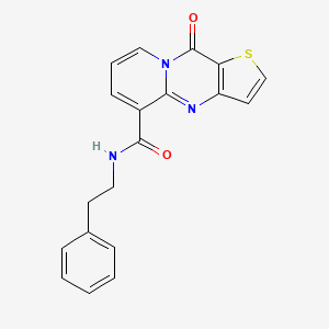 10-oxo-N-(2-phenylethyl)-10H-pyrido[1,2-a]thieno[3,2-d]pyrimidine-5-carboxamide