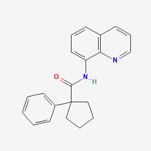 1-phenyl-N-8-quinolinylcyclopentanecarboxamide