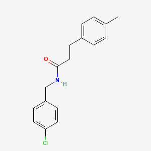 N-(4-chlorobenzyl)-3-(4-methylphenyl)propanamide