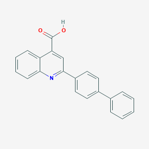 molecular formula C22H15NO2 B443699 2-Biphenyl-4-yl-quinoline-4-carboxylic acid CAS No. 78660-92-1