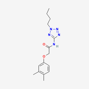 molecular formula C15H21N5O2 B4437157 N-(2-butyl-2H-tetrazol-5-yl)-2-(3,4-dimethylphenoxy)acetamide 