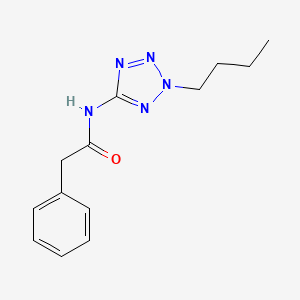 molecular formula C13H17N5O B4437286 N-(2-butyl-2H-tetrazol-5-yl)-2-phenylacetamide 