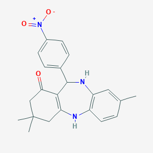 molecular formula C22H23N3O3 B443734 Cambridge id 5924675 