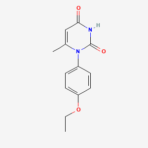molecular formula C13H14N2O3 B4437599 1-(4-ethoxyphenyl)-6-methyl-2,4(1H,3H)-pyrimidinedione 