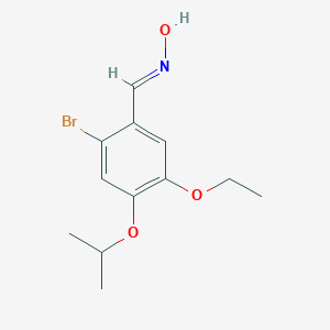 molecular formula C12H16BrNO3 B443773 2-Bromo-5-ethoxy-4-isopropoxybenzaldehyde oxime CAS No. 494858-86-5