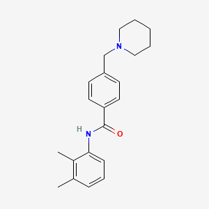 molecular formula C21H26N2O B4437782 N-(2,3-dimethylphenyl)-4-(1-piperidinylmethyl)benzamide 