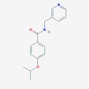 molecular formula C16H18N2O2 B443780 4-isopropoxy-N-(3-pyridinylmethyl)benzamide 
