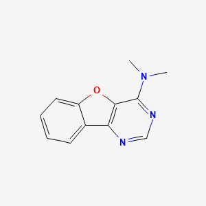 molecular formula C12H11N3O B4437832 N,N-dimethyl[1]benzofuro[3,2-d]pyrimidin-4-amine 
