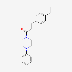 1-[3-(4-ethylphenyl)propanoyl]-4-phenylpiperazine