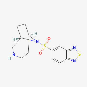 5-[(1S*,6R*)-3,9-diazabicyclo[4.2.1]non-9-ylsulfonyl]-2,1,3-benzothiadiazole