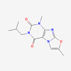 molecular formula C13H16N4O3 B4438071 3-isobutyl-1,7-dimethyl[1,3]oxazolo[2,3-f]purine-2,4(1H,3H)-dione 