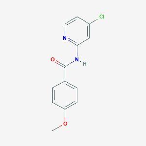 molecular formula C13H11ClN2O2 B443808 N-(4-chloropyridin-2-yl)-4-methoxybenzamide 
