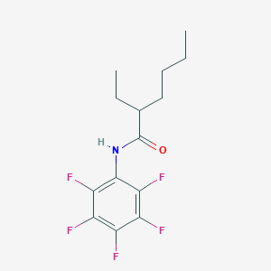 molecular formula C14H16F5NO B443823 2-ethyl-N-(2,3,4,5,6-pentafluorophenyl)hexanamide 