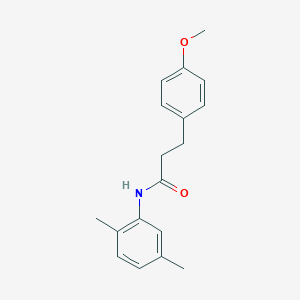 molecular formula C18H21NO2 B443824 N-(2,5-dimethylphenyl)-3-(4-methoxyphenyl)propanamide 