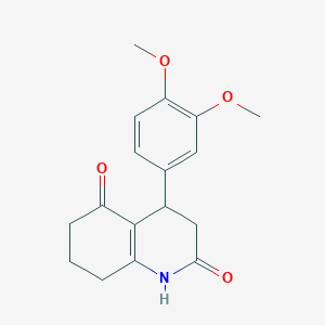 4-(3,4-dimethoxyphenyl)-4,6,7,8-tetrahydro-2,5(1H,3H)-quinolinedione