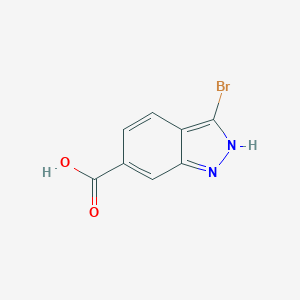 B044385 3-Bromo-1H-indazole-6-carboxylic acid CAS No. 114086-30-5