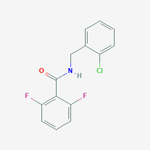 molecular formula C14H10ClF2NO B443852 N-(2-chlorobenzyl)-2,6-difluorobenzamide 