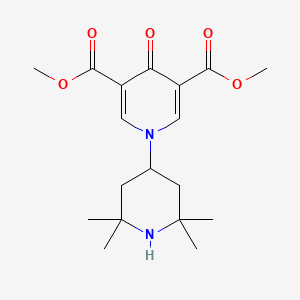 molecular formula C18H26N2O5 B4438659 dimethyl 4-oxo-1-(2,2,6,6-tetramethyl-4-piperidinyl)-1,4-dihydro-3,5-pyridinedicarboxylate 