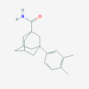 molecular formula C19H25NO B4438715 3-(3,4-dimethylphenyl)-1-adamantanecarboxamide 