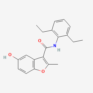 N-(2,6-diethylphenyl)-5-hydroxy-2-methyl-1-benzofuran-3-carboxamide