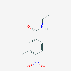 molecular formula C11H12N2O3 B443889 3-methyl-4-nitro-N-(prop-2-en-1-yl)benzamide 