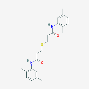 3-{[3-(2,5-dimethylanilino)-3-oxopropyl]sulfanyl}-N-(2,5-dimethylphenyl)propanamide
