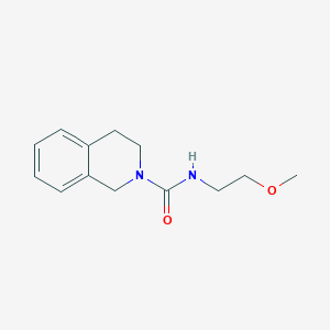 molecular formula C13H18N2O2 B4439183 N-(2-methoxyethyl)-3,4-dihydro-2(1H)-isoquinolinecarboxamide 