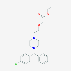 molecular formula C23H29ClN2O3 B044392 西替利嗪乙酯 CAS No. 246870-46-2