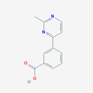 molecular formula C12H10N2O2 B4439219 3-(2-methyl-4-pyrimidinyl)benzoic acid 